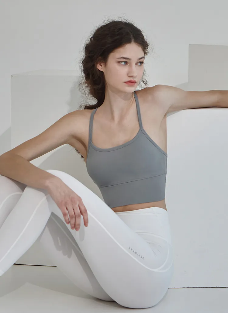 バッククロスブラトップ(gray) | DEVIWEAR | 詳細画像1