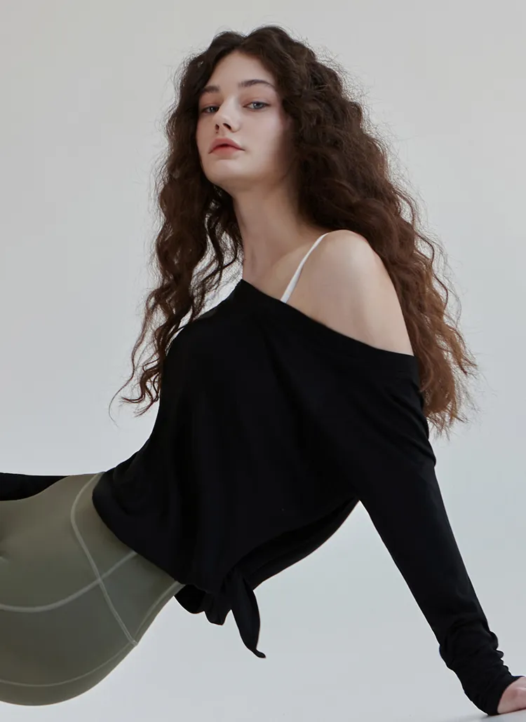 ルーズアンバランスカットTシャツ(black) | DEVIWEAR | 詳細画像1