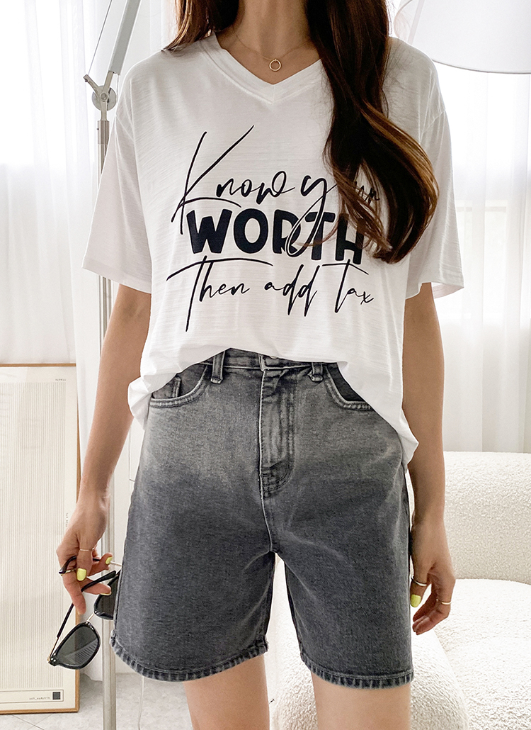 Vネック英字レタリングtシャツ P トップス 半袖tシャツ レディースファッション通販 Dholic ディーホリック Vネック英字レタリングtシャツ P トップス 半袖tシャツ レディースファッション通販 Dholic ディーホリック