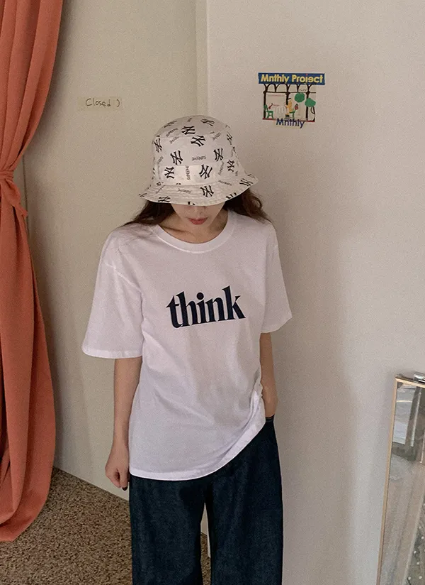 think半袖Tシャツ | qnigirls | 詳細画像1