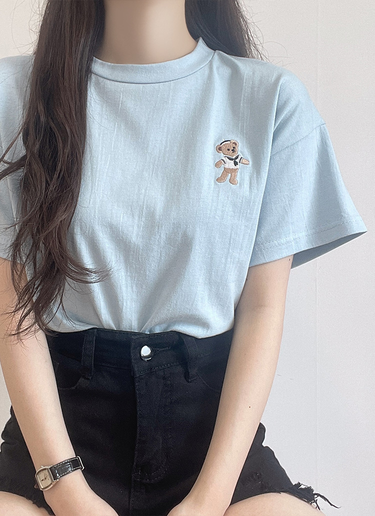 ベアーポイント半袖Tシャツ レディースファッション通販 DHOLIC