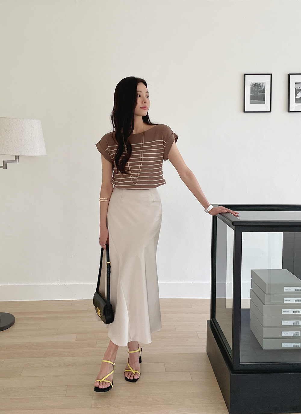 大人エレガント【Simone Rocha】花柄サテンマキシスカート サテンマキシスカート・全4色 | レディースファッション通販