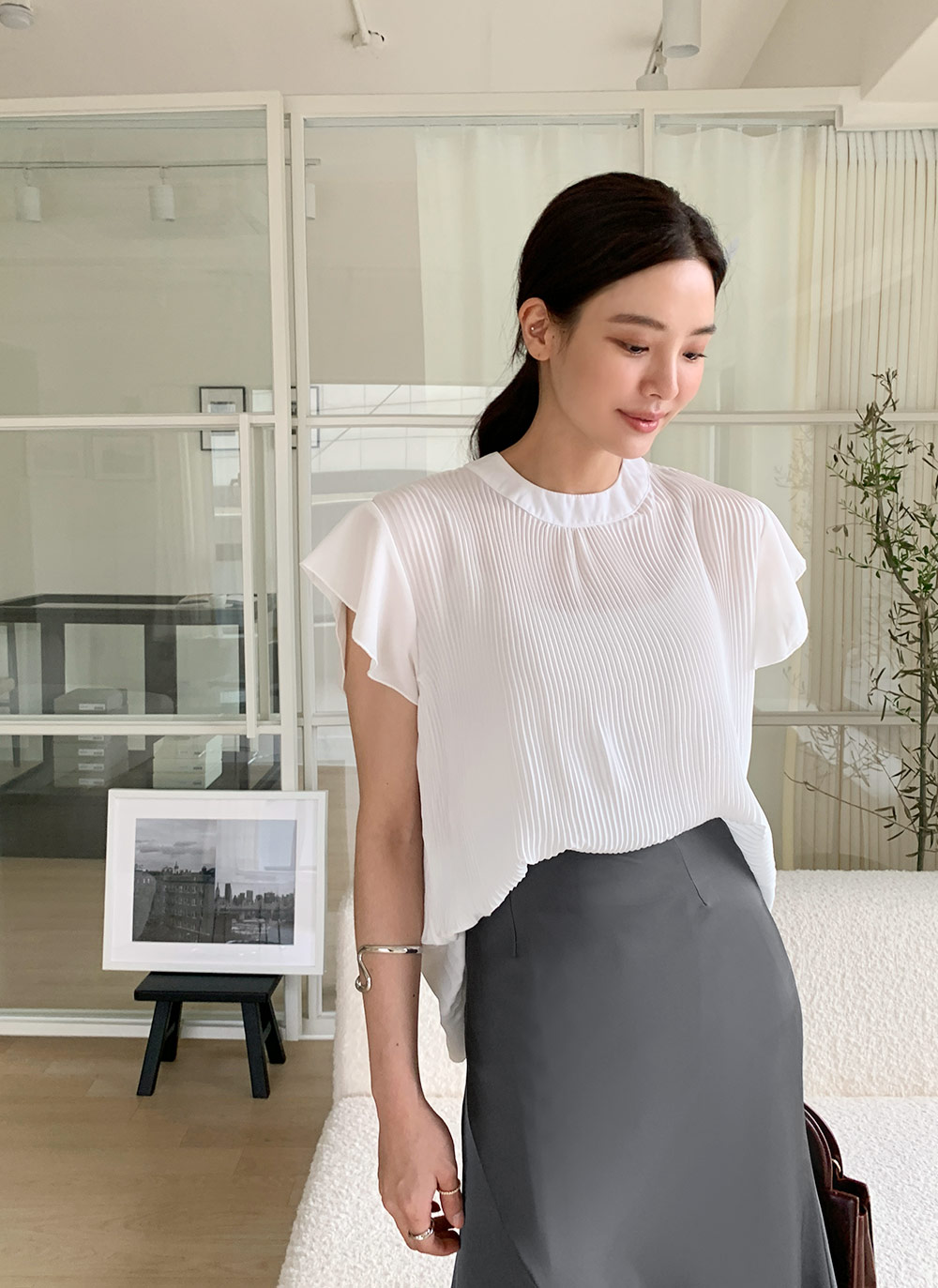 *GANNI* ビーズ付サテンマキシスカート GANNI サテン マキシスカート ビーズ付き | THE OUTNET (アウト