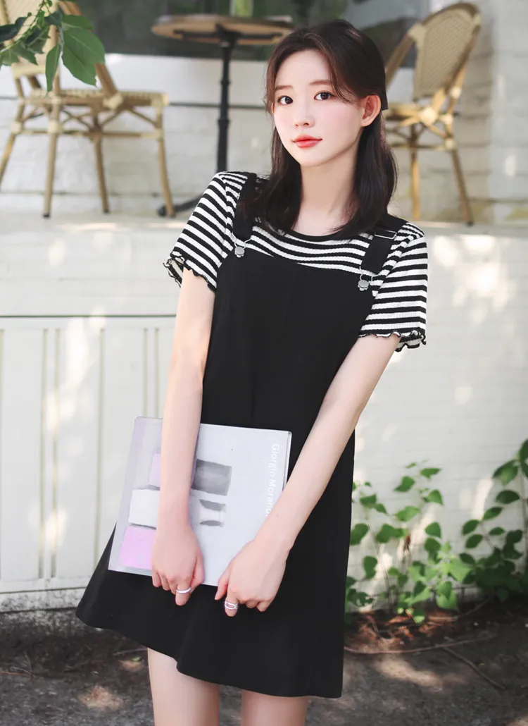 サイドポケットサロペットワンピース | レディースファッション通販  