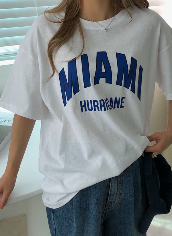 MIAMIハーフスリーブTシャツ | レディースファッション通販 - DHOLIC