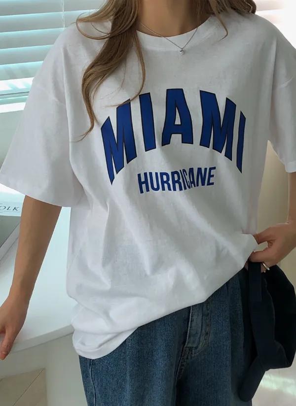 MIAMIハーフスリーブTシャツ | レディースファッション通販 - DHOLIC