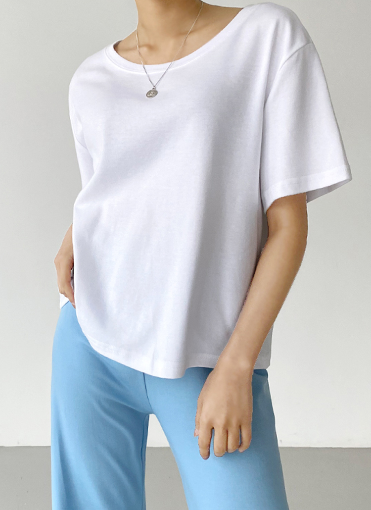 ルーズフィットコットン半袖Tシャツ | greyraise | 詳細画像1