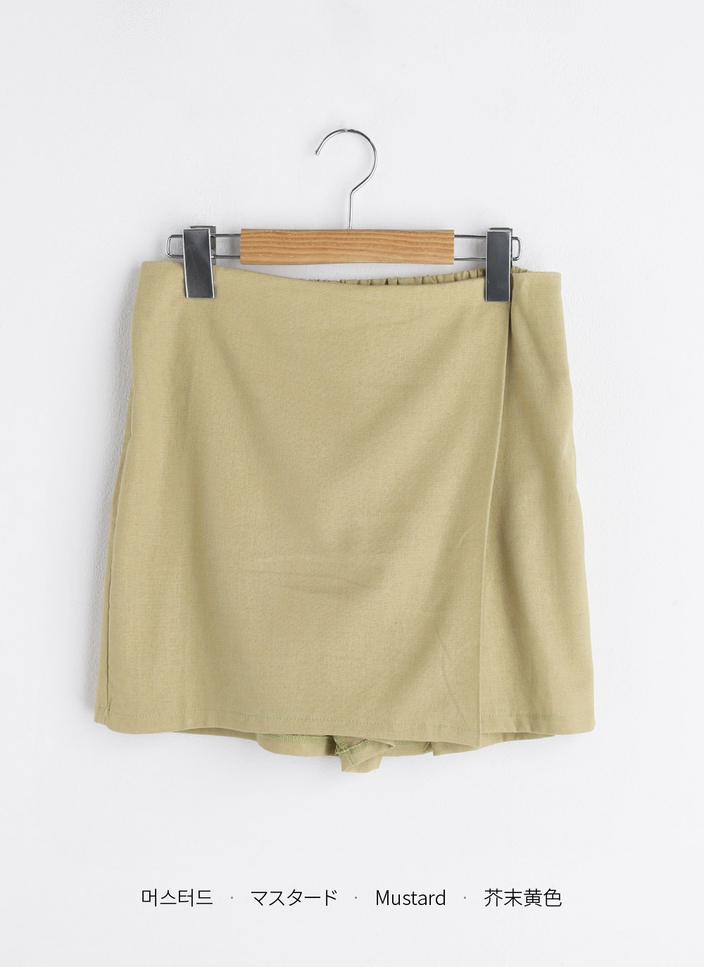 リネン混ショートスカートパンツ・全5色 | DHOLIC | 詳細画像23