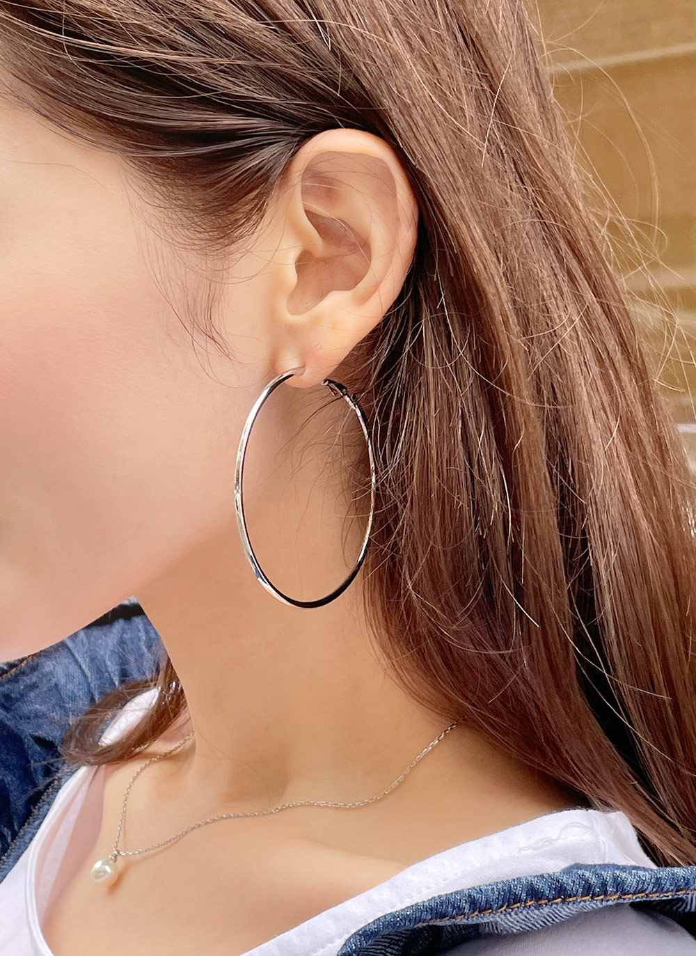 ビッグフープピアス・全2色 | レディースファッション通販 - DHOLIC