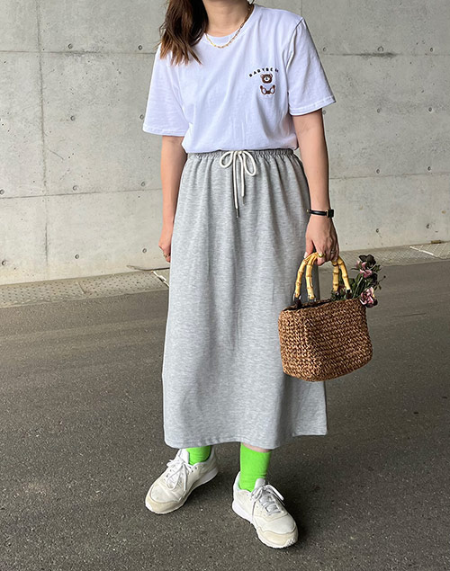 ウエストゴムスウェットスカート（スカート/スカート）| kunchan1203 | 東京ガールズマーケット
