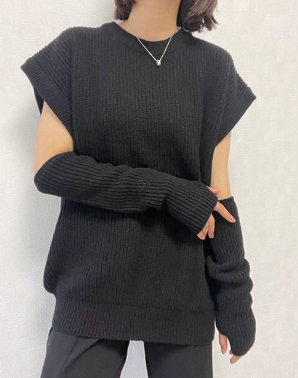 キューティーフラッシュ　ノースリーブ　トップス　アームカバー付き キューティーフラッシュ ノースリーブ トップス アームカバー付き