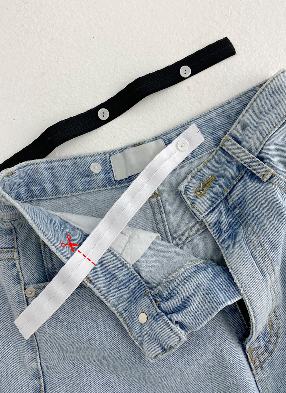 ウエスト調節ボタン&ゴムSET | レディースファッション通販 - DHOLIC