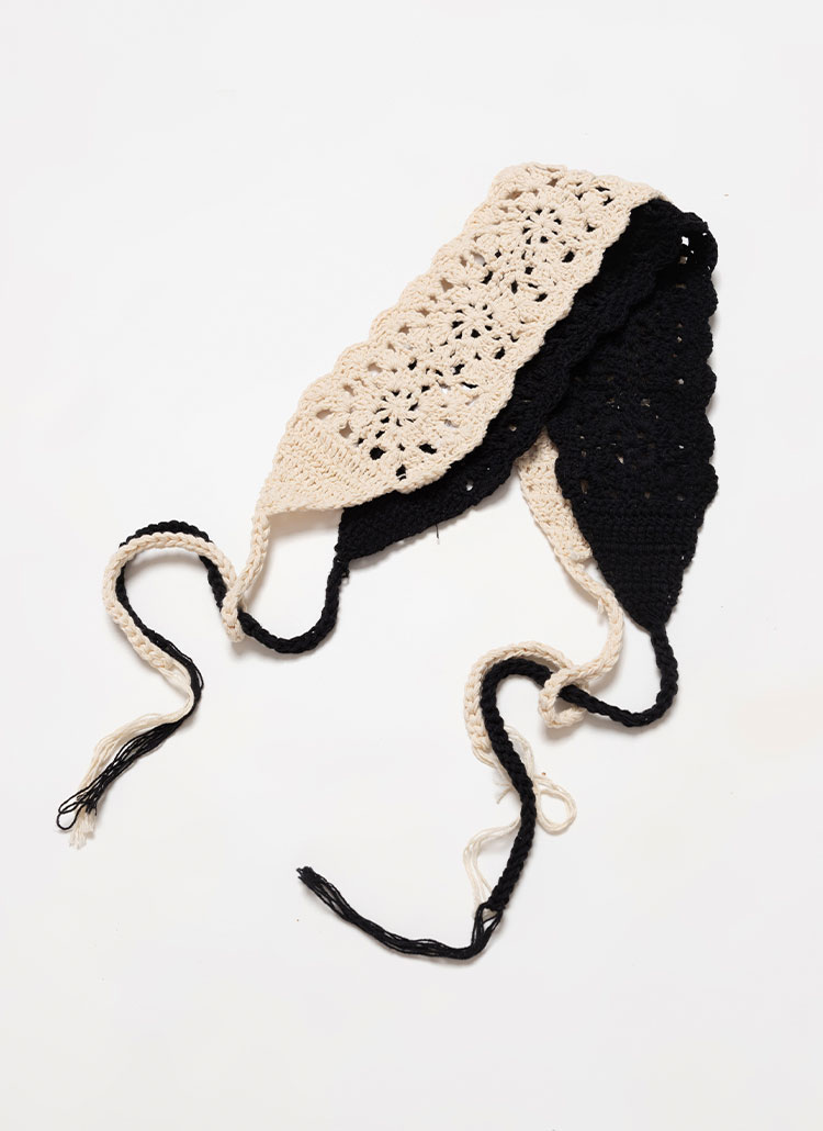 Muhlbauerクロシェヘアーバンド MUHLBAUER】 CROCHE HAIR BAND（ヘアアクセサリー）｜journal