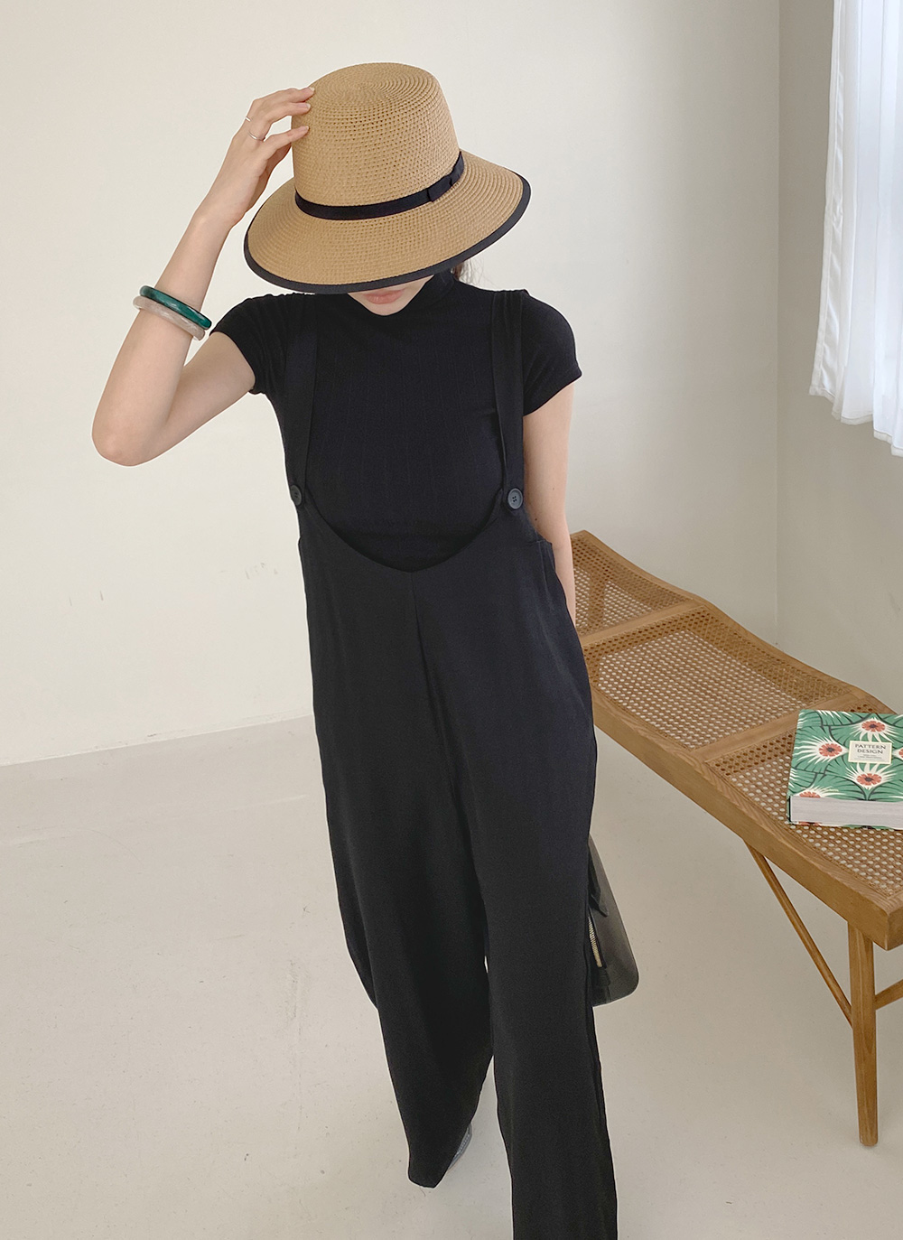 ハーフネックリブTシャツ | DHOLIC | 詳細画像4