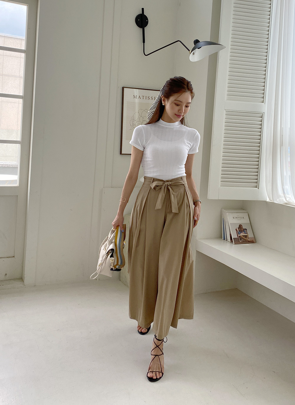 ハーフネックリブTシャツ | DHOLIC | 詳細画像7