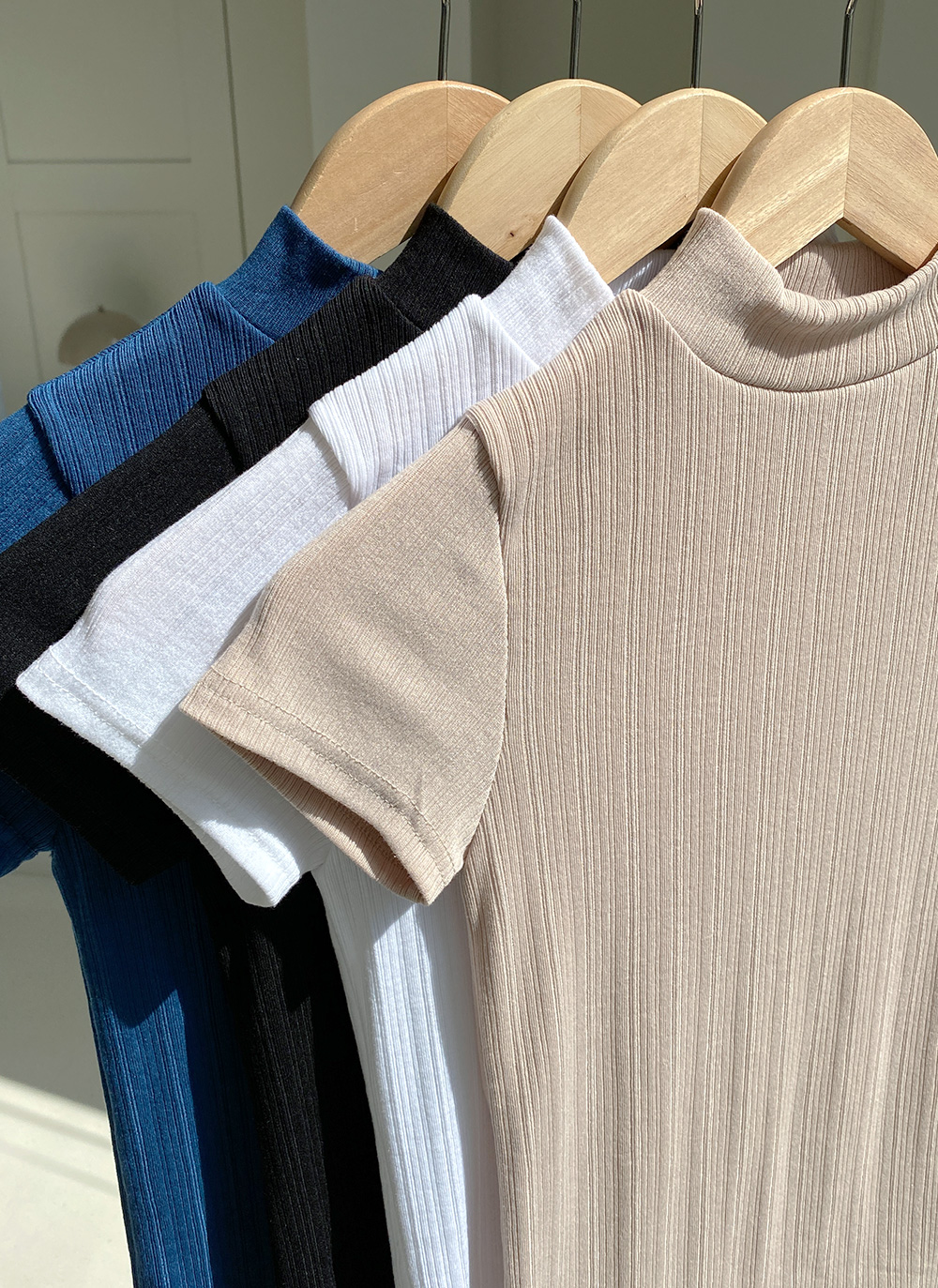 ハーフネックリブTシャツ | DHOLIC | 詳細画像14