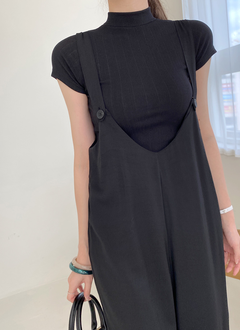 ハーフネックリブTシャツ | DHOLIC | 詳細画像21