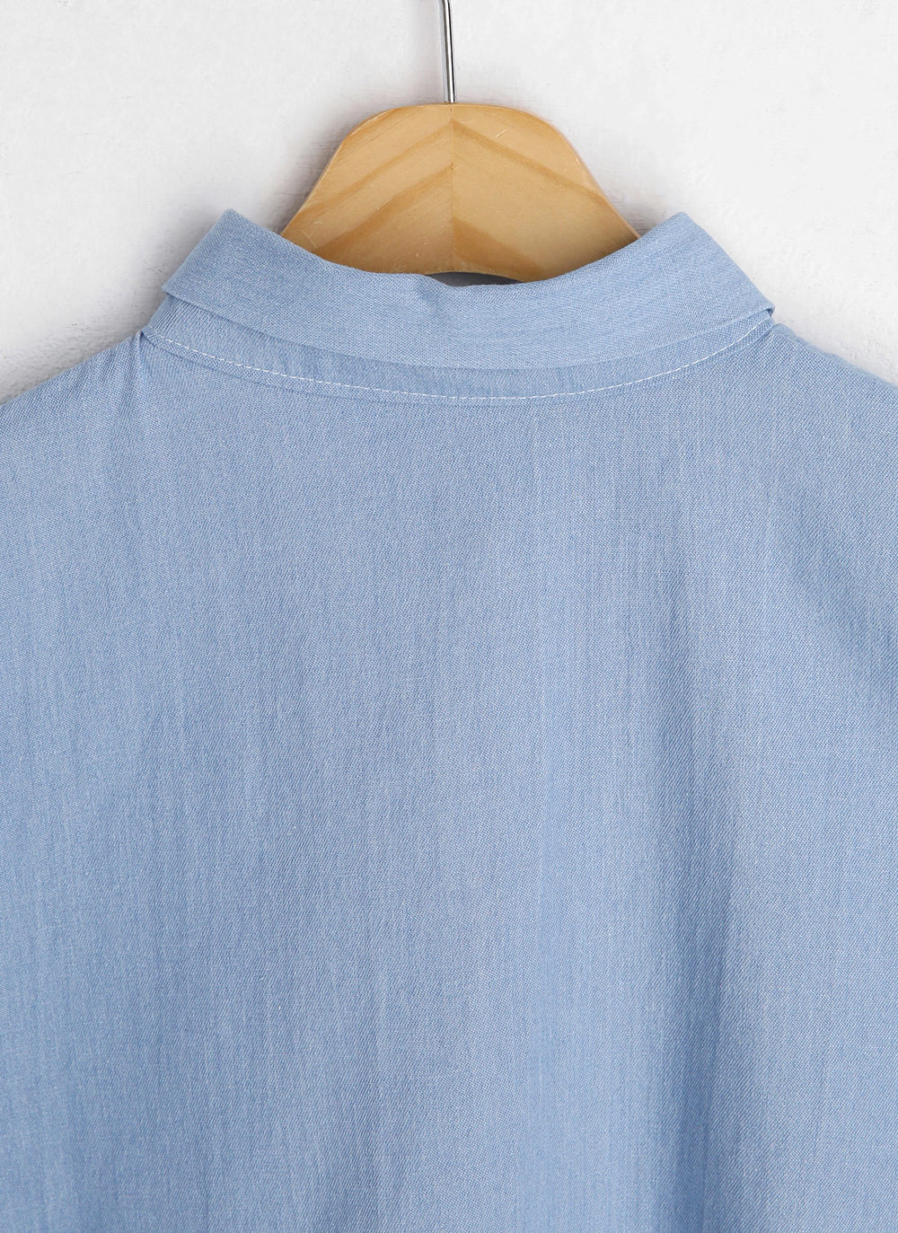 クロップドデニムシャツ | レディースファッション通販 - DHOLIC