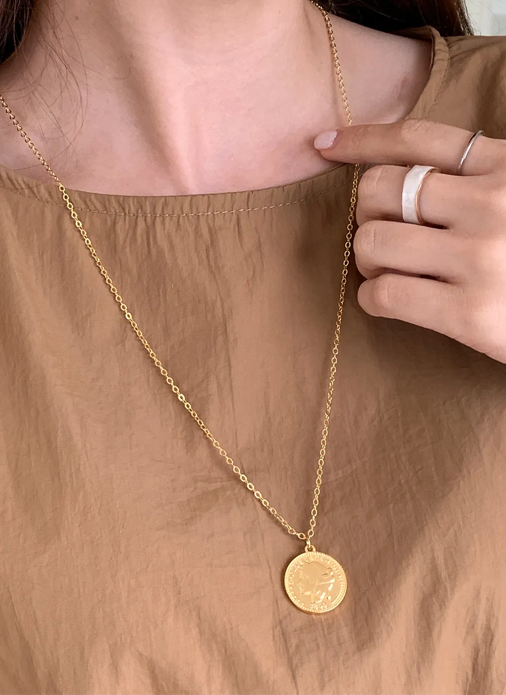 コインペンダントネックレス | レディースファッション通販 - DHOLIC