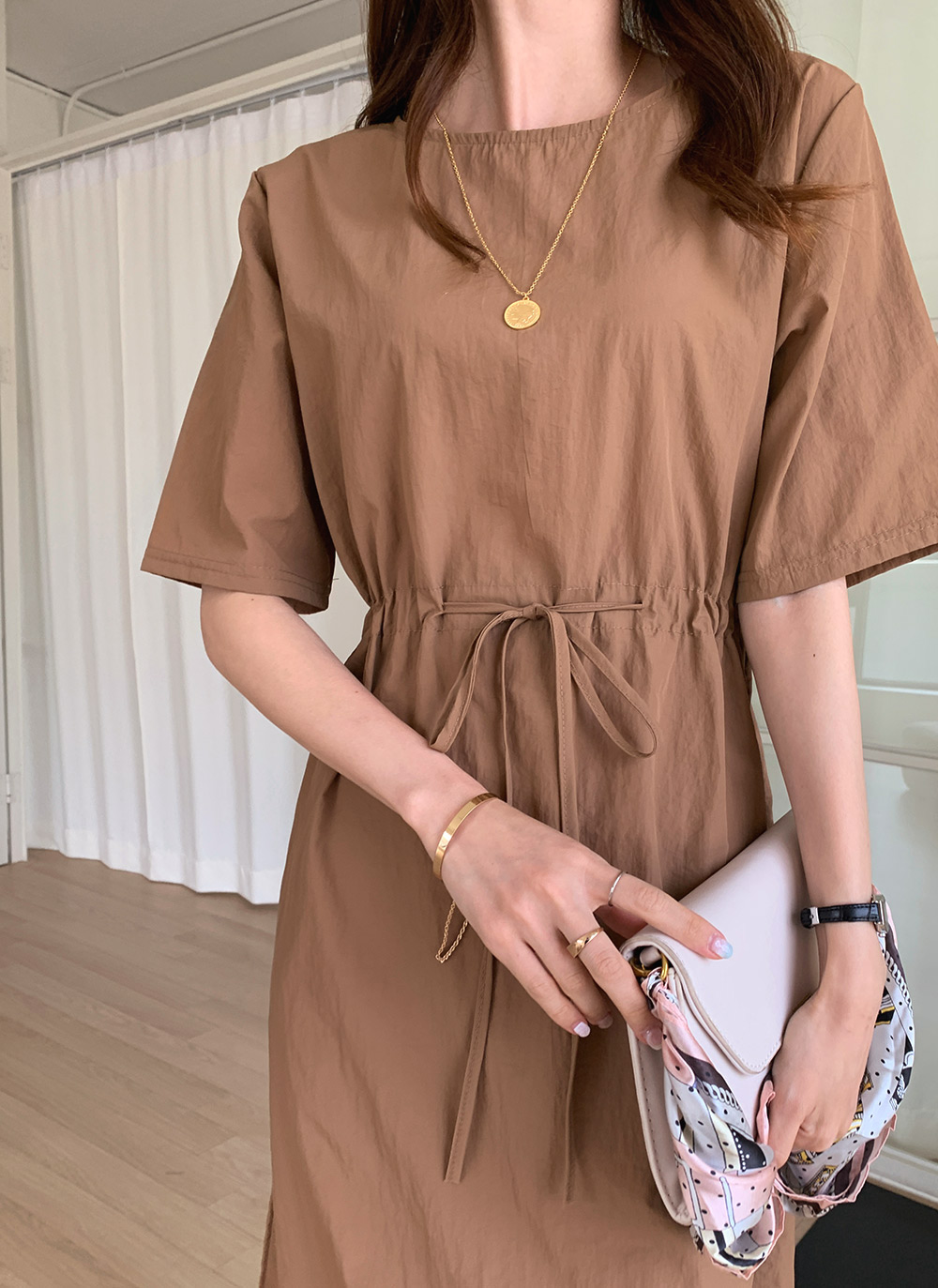 ストリング付Aラインワンピース | レディースファッション通販 - DHOLIC