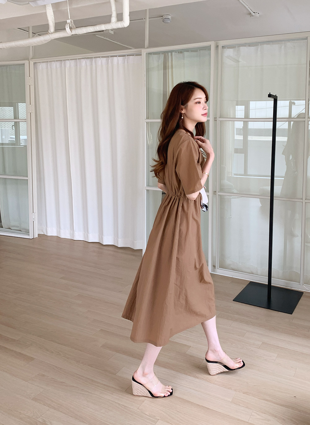 ストリング付Aラインワンピース | レディースファッション通販 - DHOLIC