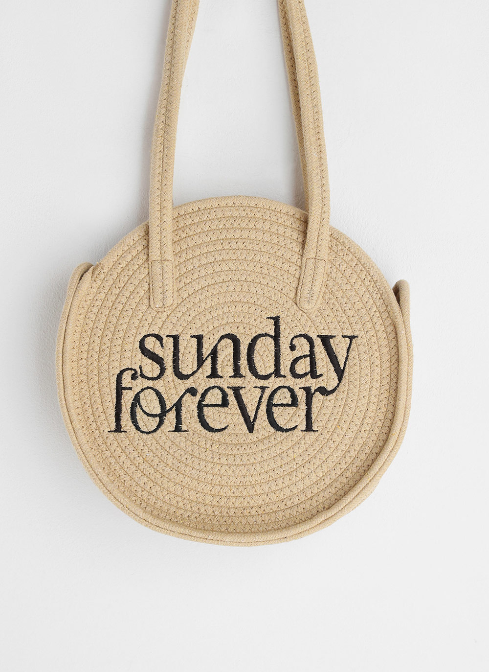 sunday forever刺繍ラウンドバッグ | DHOLIC | 詳細画像15
