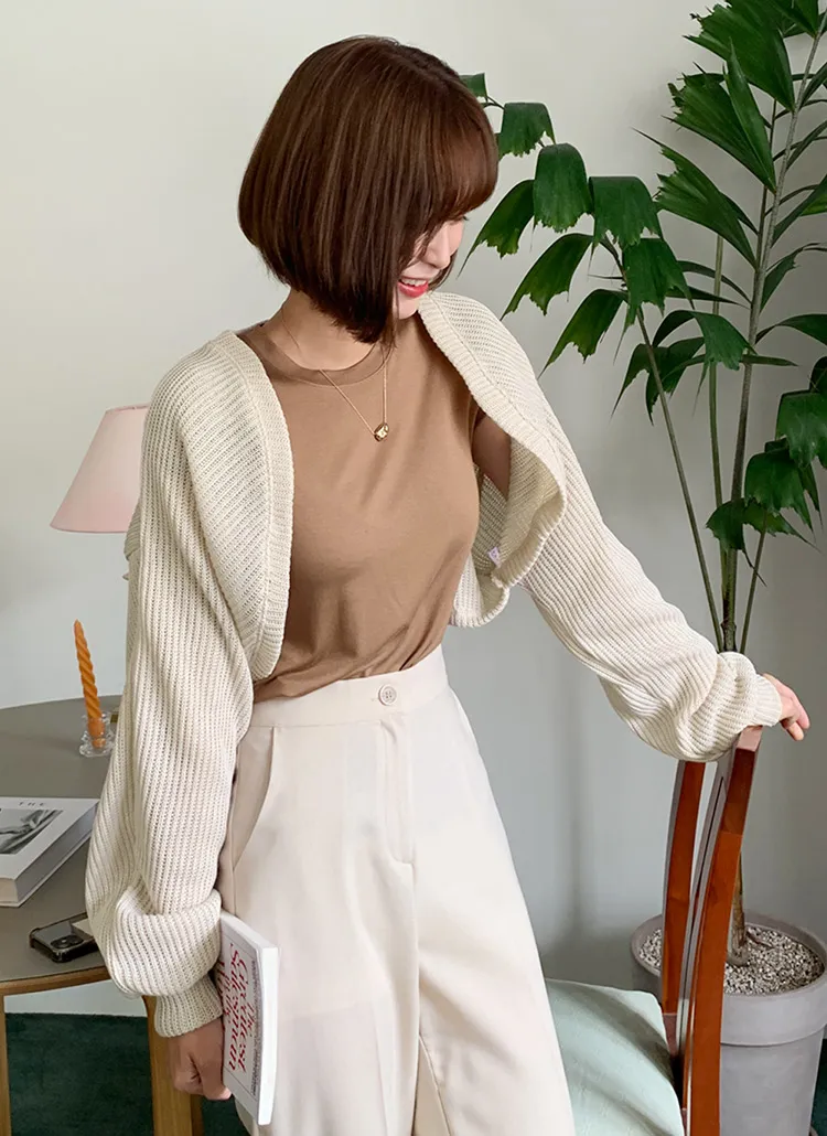 ボレロニットカーディガン | DHOLIC | 詳細画像1