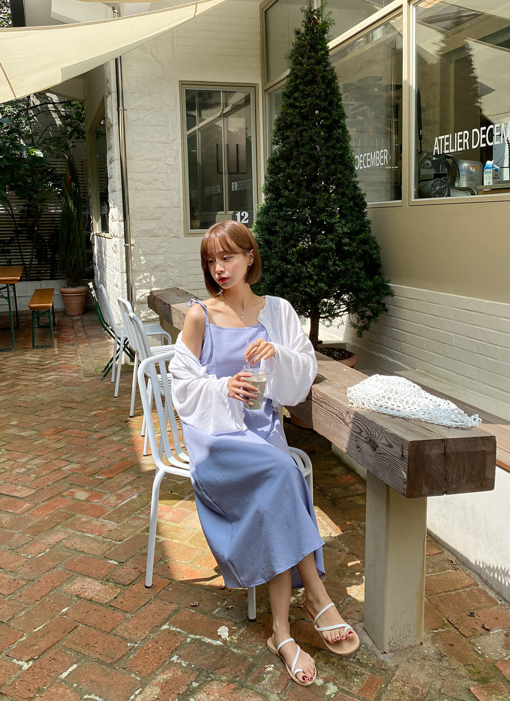リボンフェイクパールピアス | DHOLIC | 詳細画像7