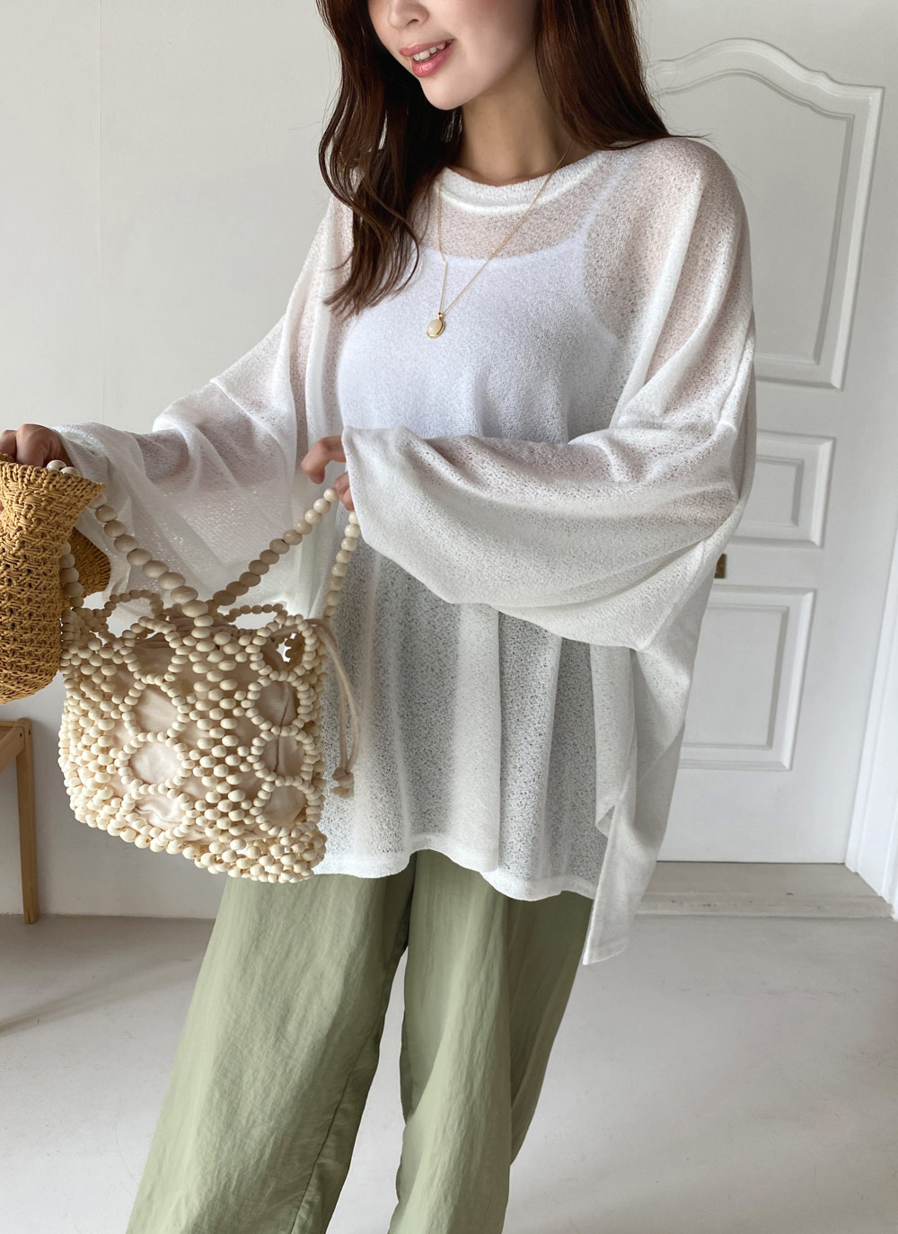 デリカビーズ　織りビーズ　フランス　巾着バッグ　ビーズバッグ　パーティーバッグ デリカビーズ織りでハンドメイド「バッグチャームキット」