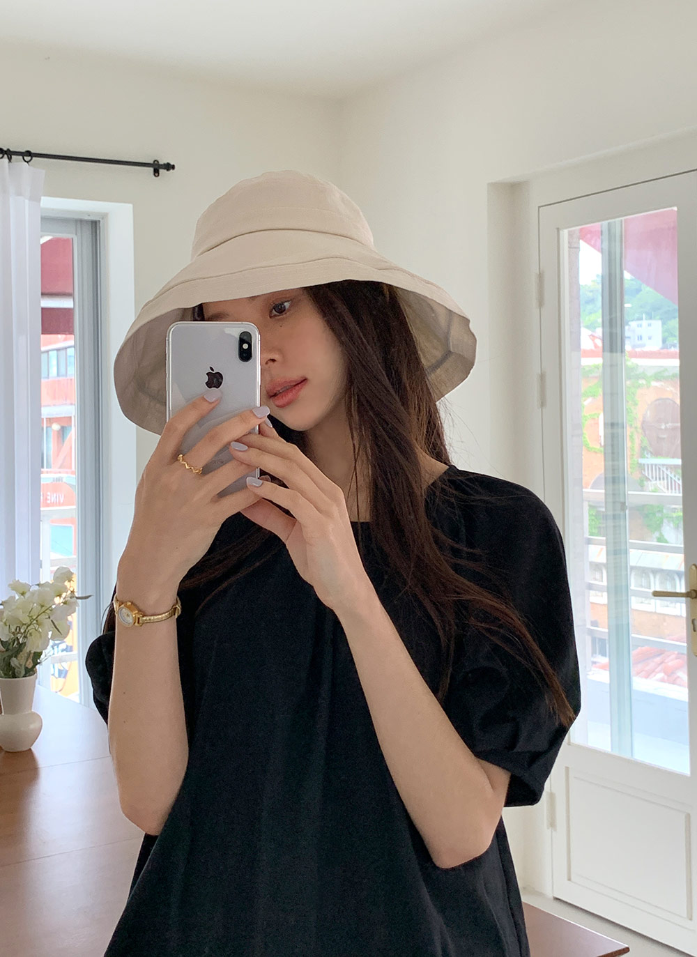 リネンストラップ　ハット evam eva｜linen strap hat｜others,goods