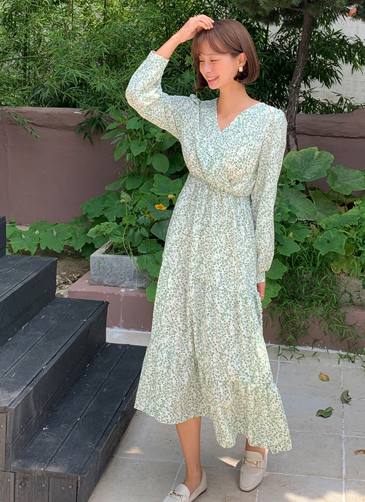 DIANE von FURSTENBERG☆ミディワンピース ティアード 花柄 1427824_21195490_k3.jpg