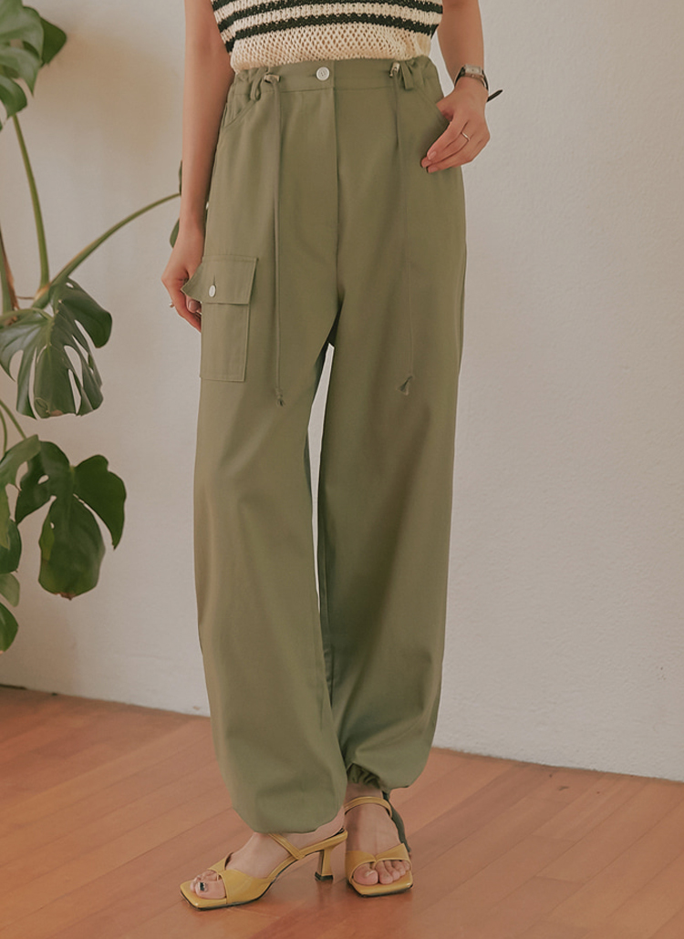 【Cycle by myob】ドローコードスパイラルボタンパンツ Cycle by myob】ドローコードスパイラルボタンパンツ Cycle by myob