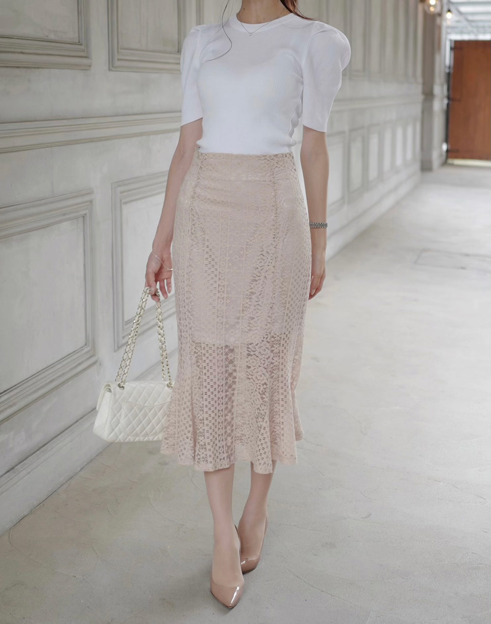 レースマーメイドスカート | 詳細画像12