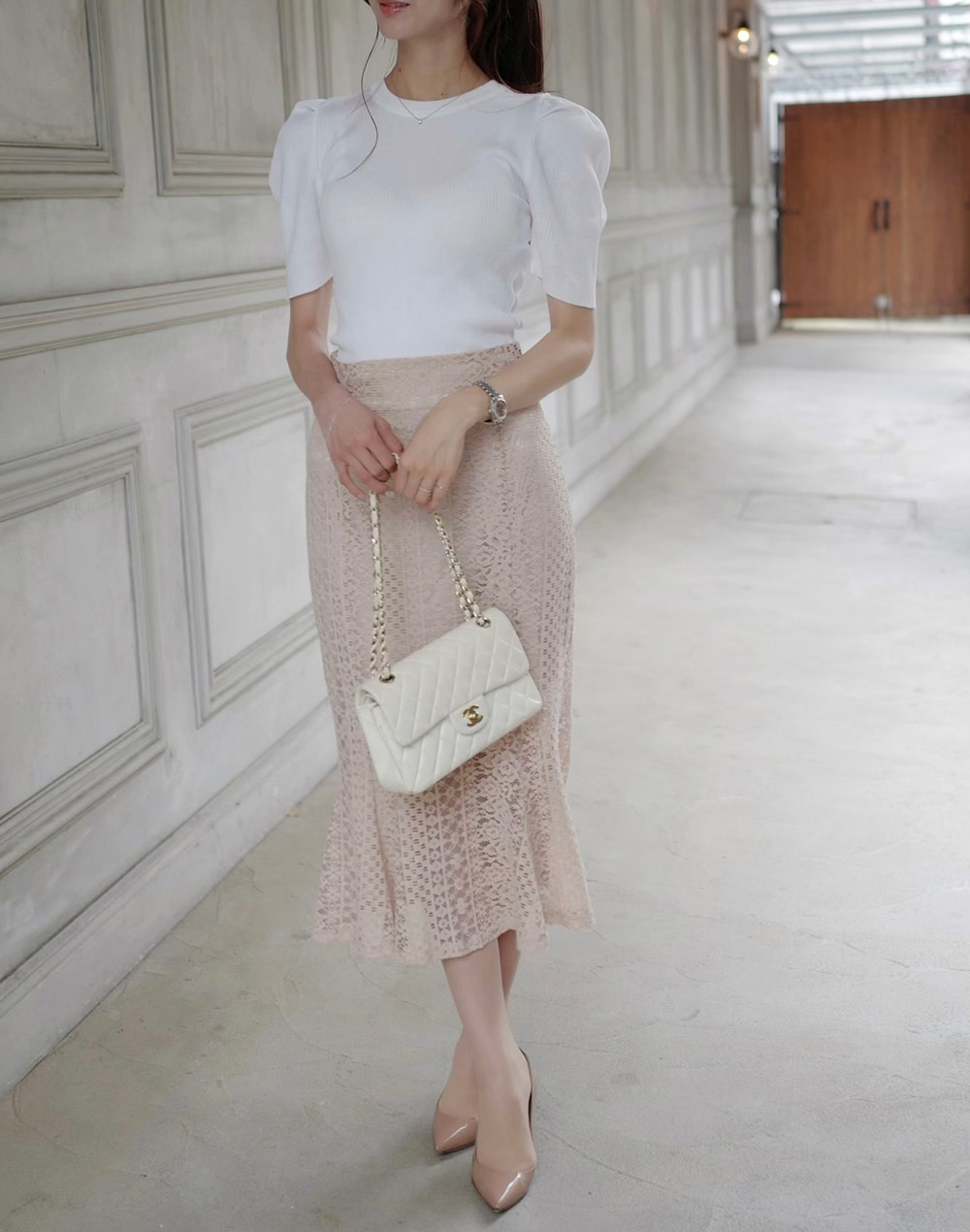 レースマーメイドスカート | 詳細画像13