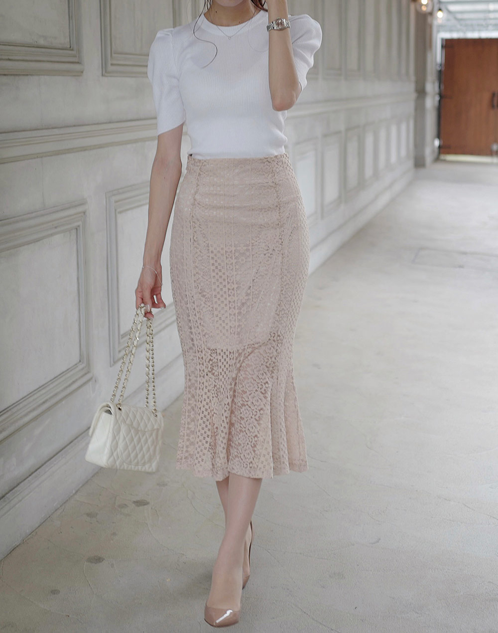 レースマーメイドスカート | 詳細画像18