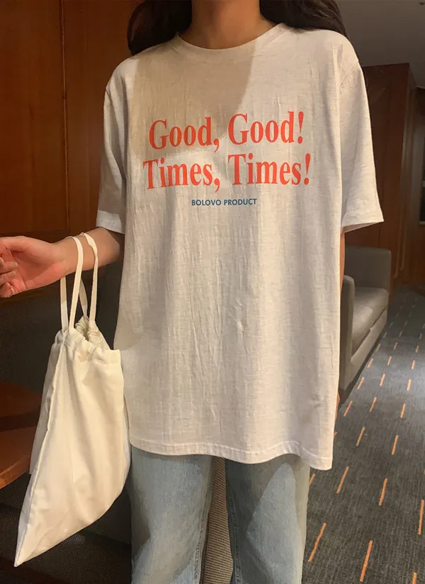 Good TimesハーフスリーブTシャツ | crushj | 詳細画像1