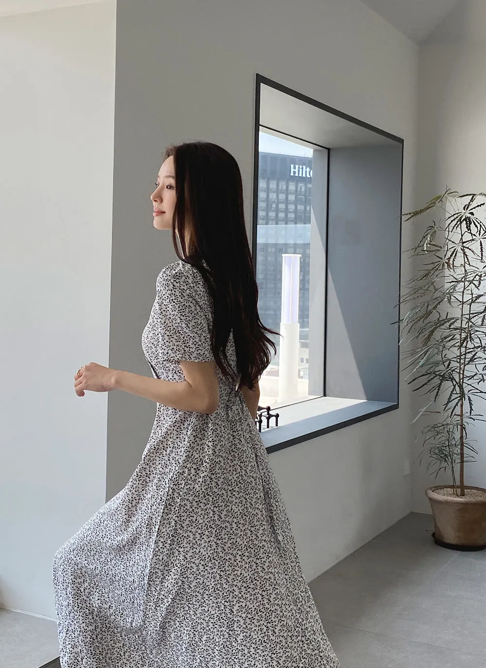 小花柄カシュクールワンピース | レディースファッション通販 - DHOLIC 