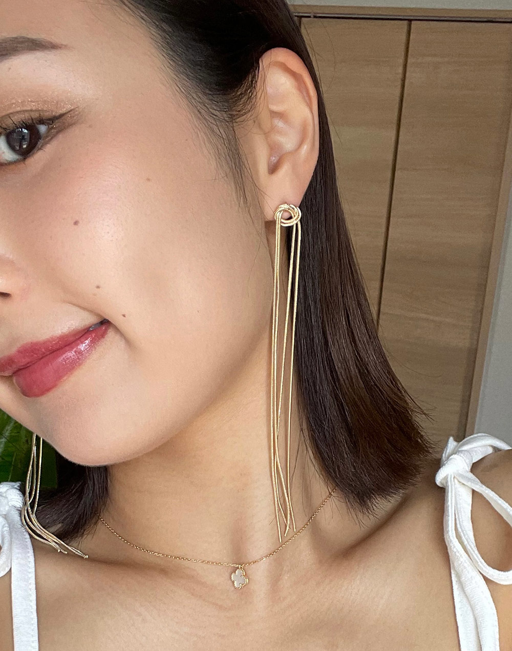 ロングチェーンピアス | レディースファッション通販 - DHOLIC