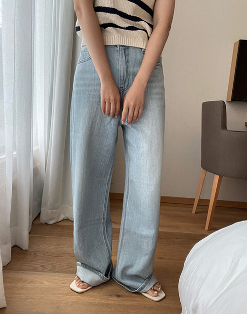 high-waist straight jeans（ジーンズ/ジーンズ）| _____iil_ | 東京ガールズマーケット