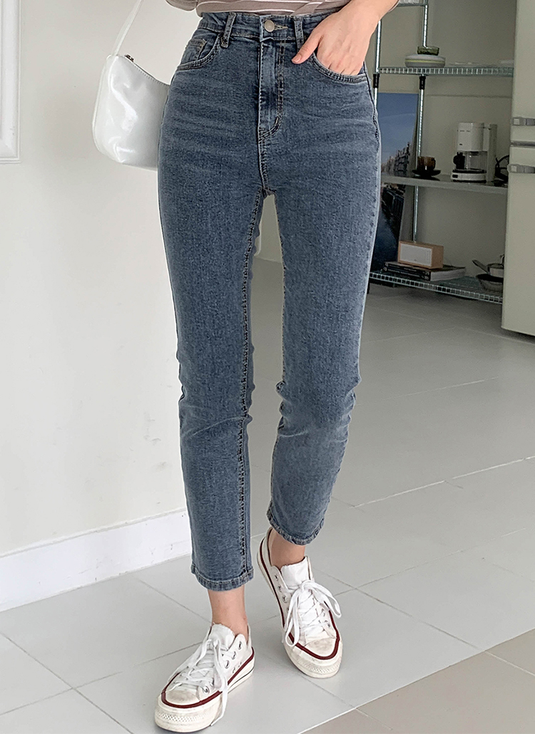 8分丈スキニーデニムパンツ | レディースファッション通販 - DHOLIC 8分丈スキニーデニムパンツ | レディースファッション通販 - DHOLIC