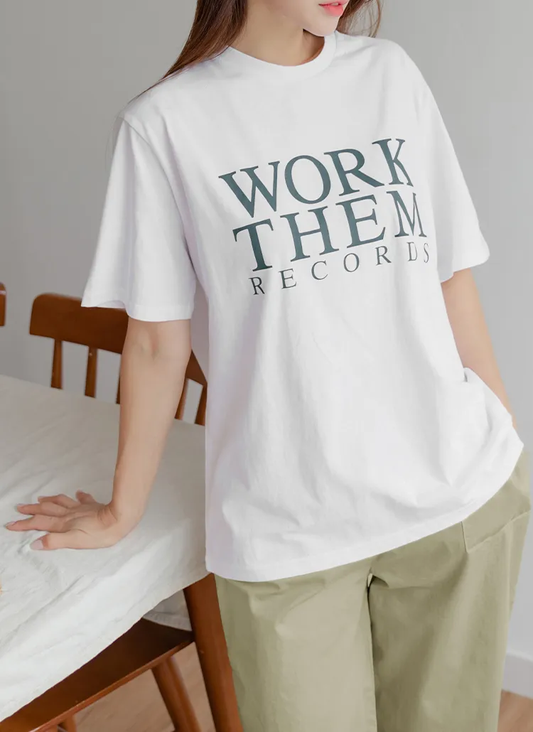WORK半袖Tシャツ | freepany | 詳細画像1