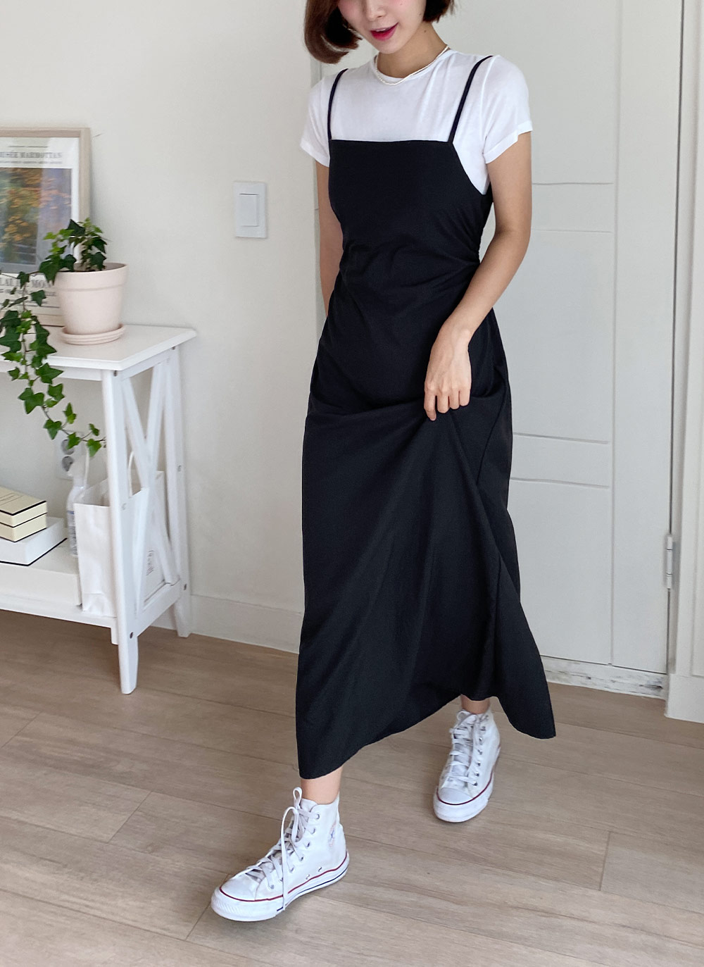 バックスリットキャミワンピース | レディースファッション通販 - DHOLIC