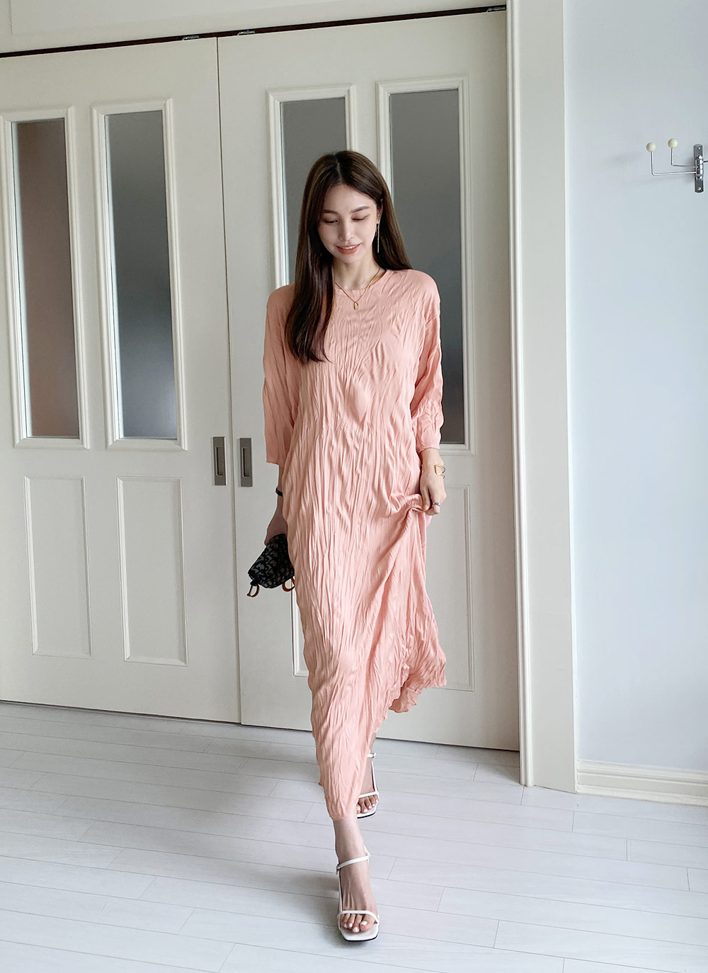 リンクルワンピース SOU・SOU 高島縮 40/40 リンクルワンピース