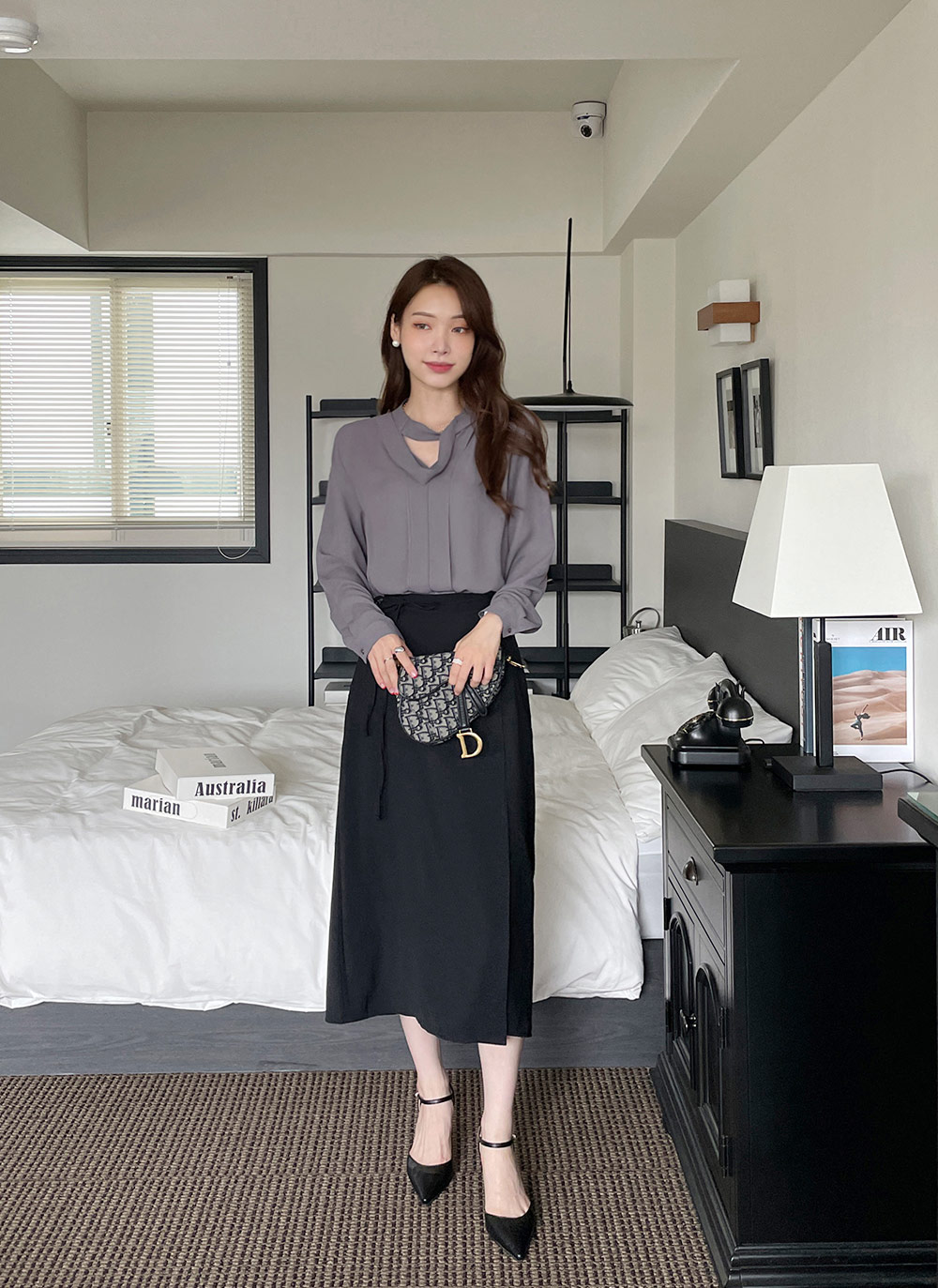 ネックリボンブラウス | レディースファッション通販 - DHOLIC