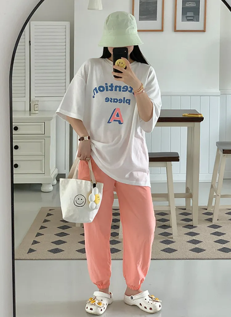 AttentionオーバーサイズTシャツ | レディースファッション通販 - DHOLIC
