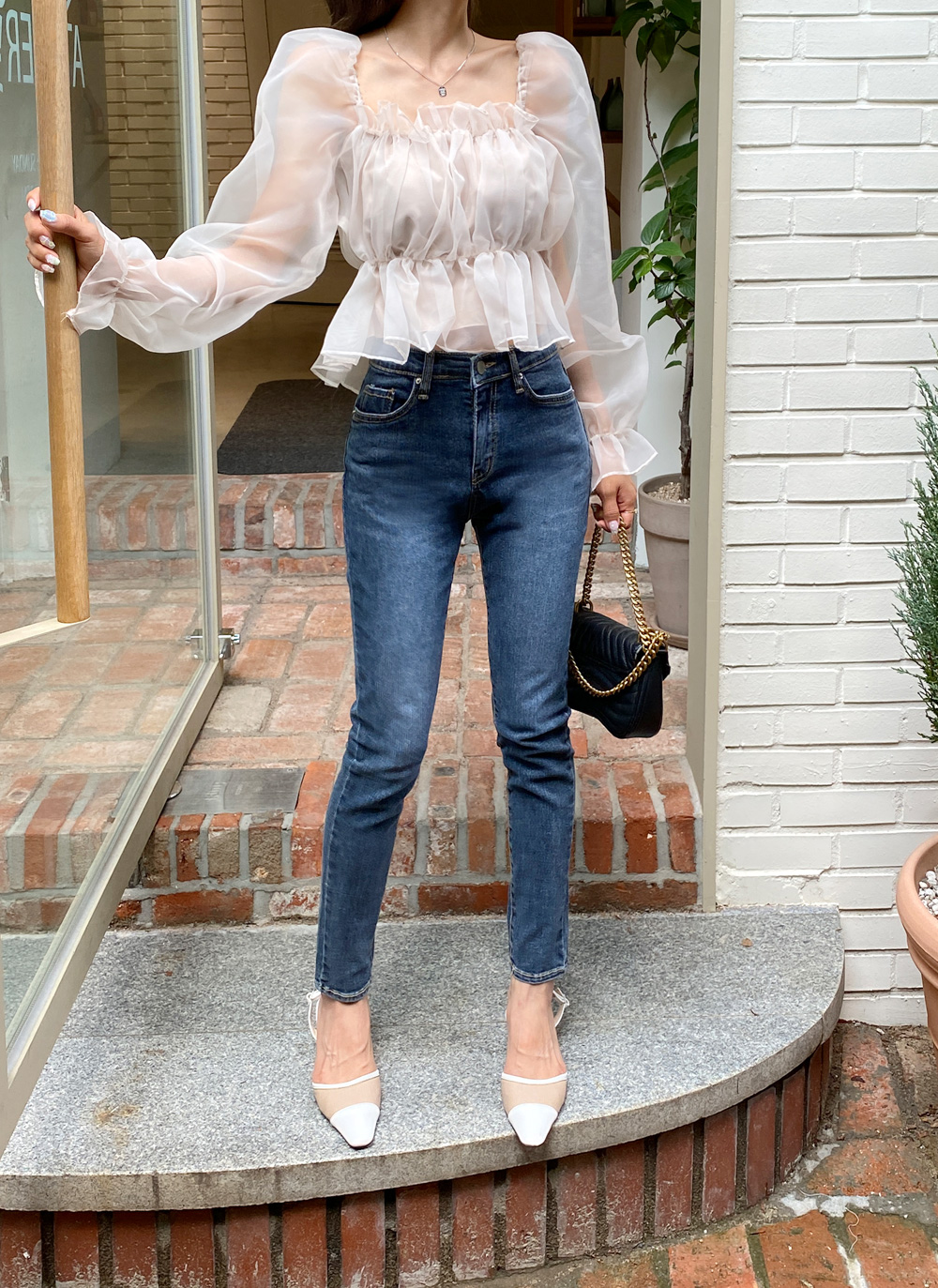 deresデレス　Lily/silk denim pants シルクデニムパンツ Lily/silk denim pants – deres.online