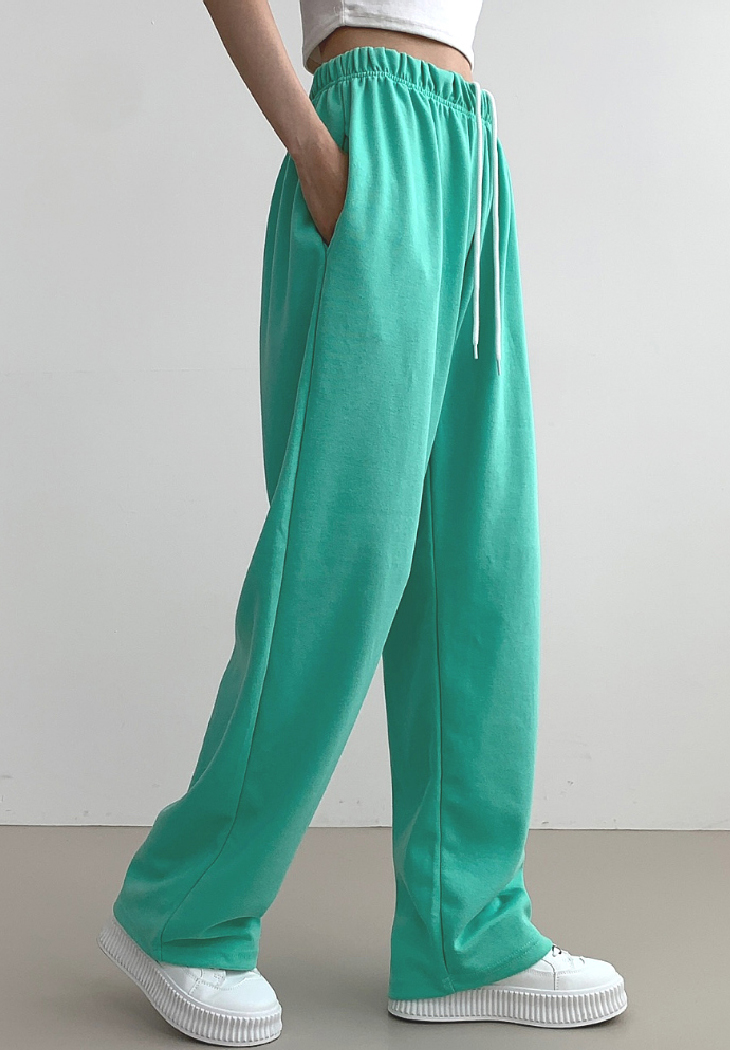 ドロストワイドスウェットパンツ | レディースファッション通販 - DHOLIC