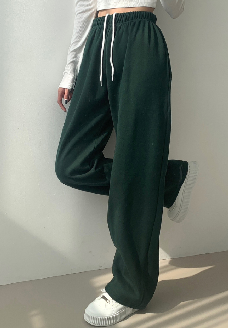 ドロストワイドスウェットパンツ | レディースファッション通販 - DHOLIC