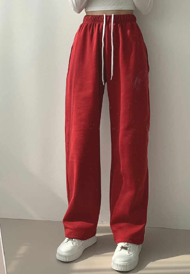 ドロストワイドスウェットパンツ | レディースファッション通販 - DHOLIC