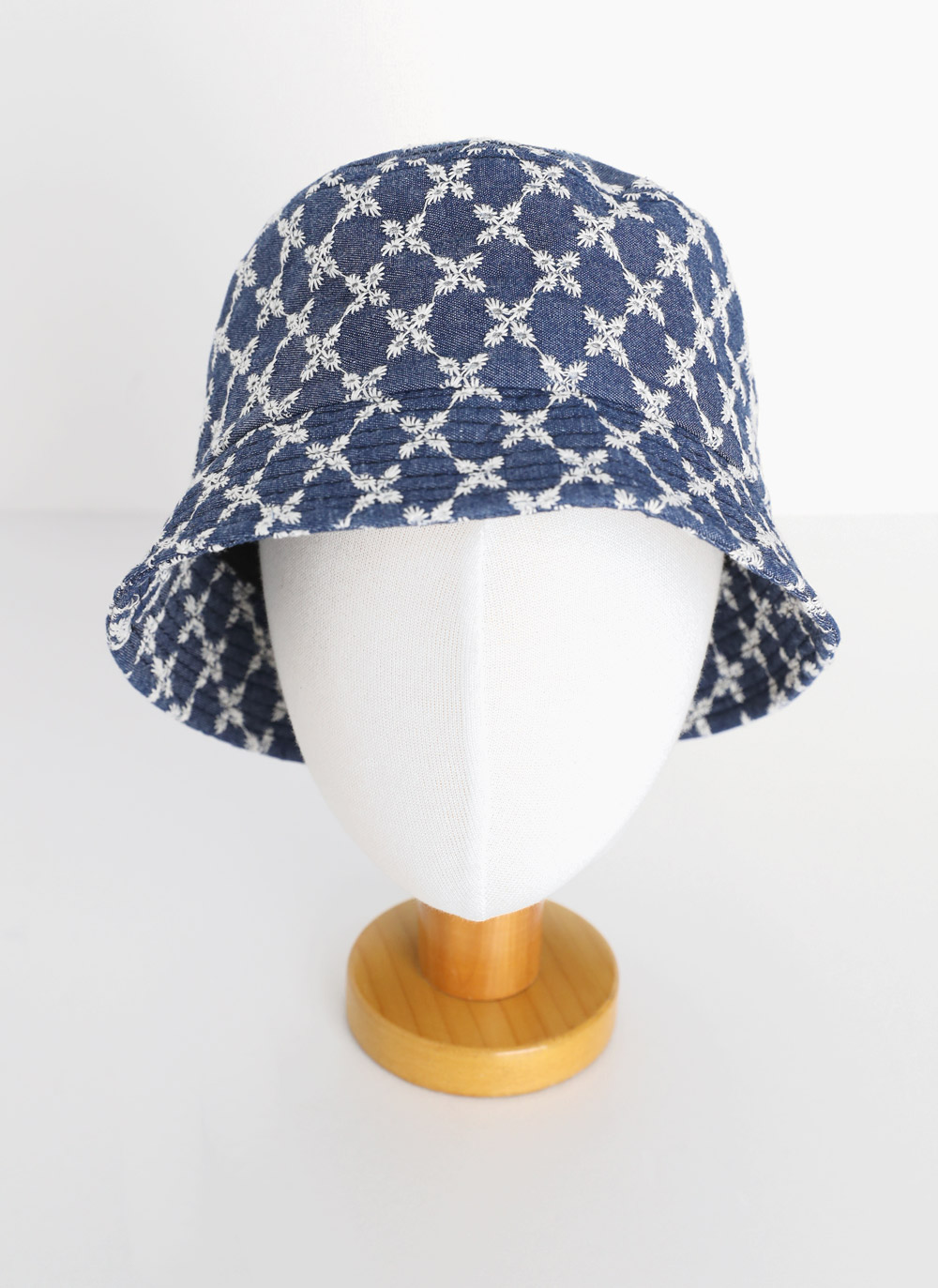 花柄刺繍デニムバケットハット | レディースファッション通販 - DHOLIC